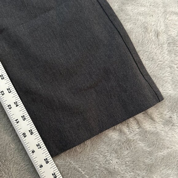 NWT Old Navy High Rise Pixie Flare Secret Smooth Pockets Pants 2 Petite 2P Gray - Picture 7 of 8